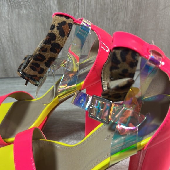 Lemonade 5” heel yellow and pink - Picture 5 of 6